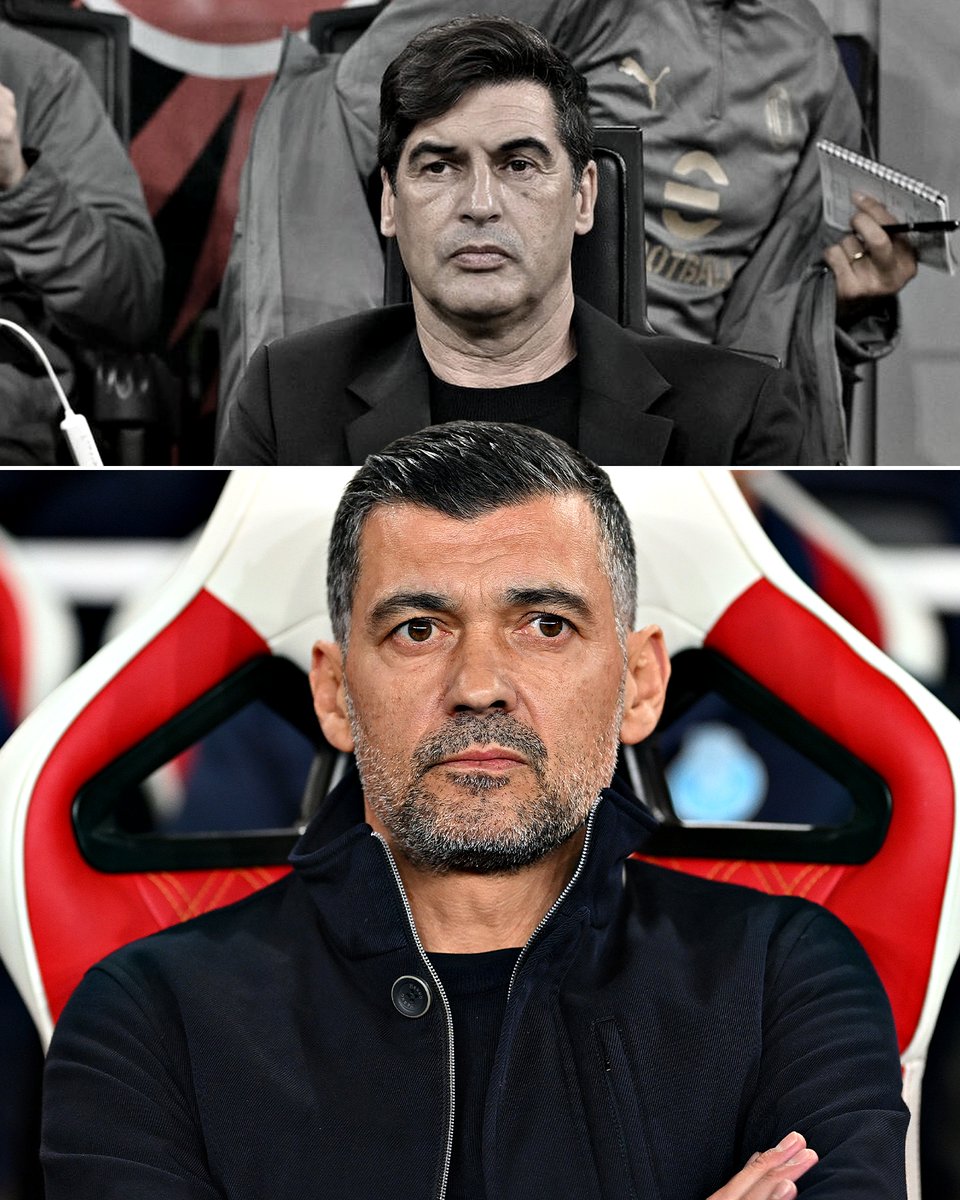 Paulo Fonseca foi despedido do Milan e Sérgio Conceição é o novo treinador.