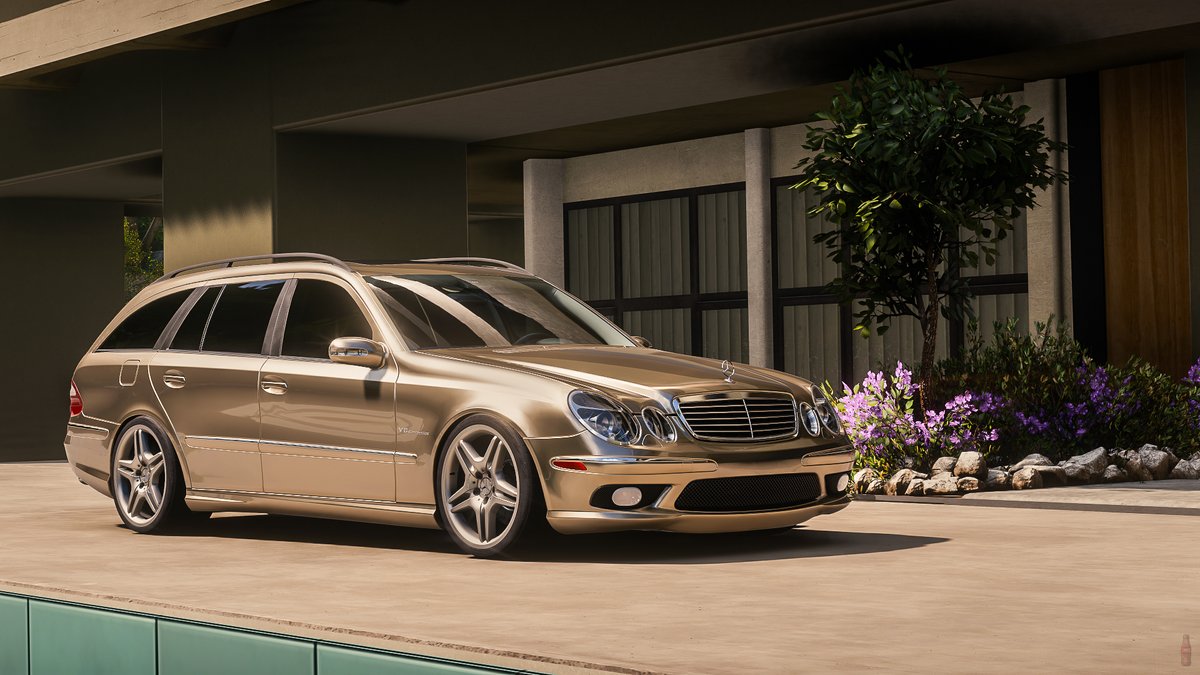 2006 Mercedes-Benz E 55 AMG Wagon.

<a href="/ForzaHorizon/">Forza Horizon</a> #ForzaHorizon5 #VirtualPhotography #VGPunite #FH5 #Gamephoto #TheCapturedCollective #GhostArts #ForzaShare