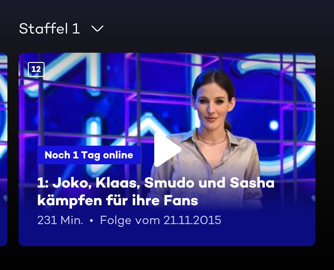 Janie_BJ's tweet photo. Achtung:
Von der Joyn-Löschungs-Welle ist auch eine Folge von Teamwork betroffen. 😭
#DudW #DudG #JKvsP7 #BSdW #Teamwork https://t.co/ArEuwlpA2R