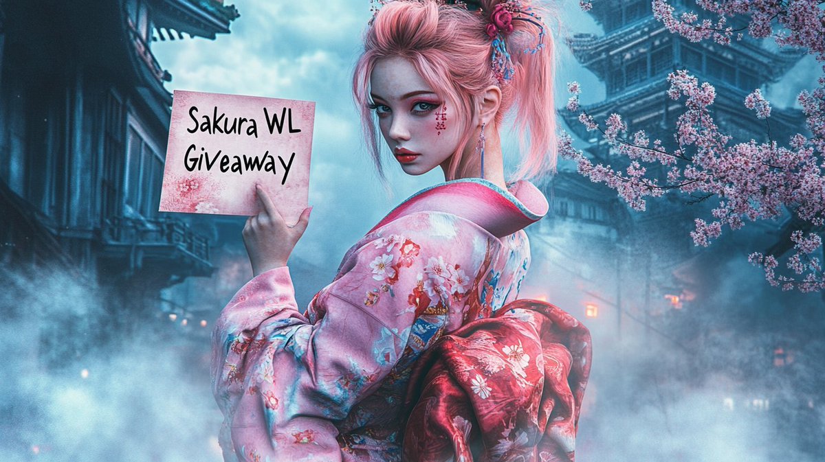 ZygfridS's tweet image. 2 Whitelist Giveaway from @Sakuradaos 

To join:  

1. Follow
@ZygfridS
&amp;amp;
@Sakuradaos

2. Like and RT this Tweet.  
3. tag 3 frens and drop your wallets!     

Winners will be drawn in 20 hours via Twitter Picker!📷