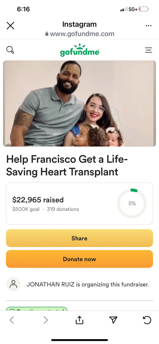 gofund.me/ae1d576f
Please HELP my uncle.