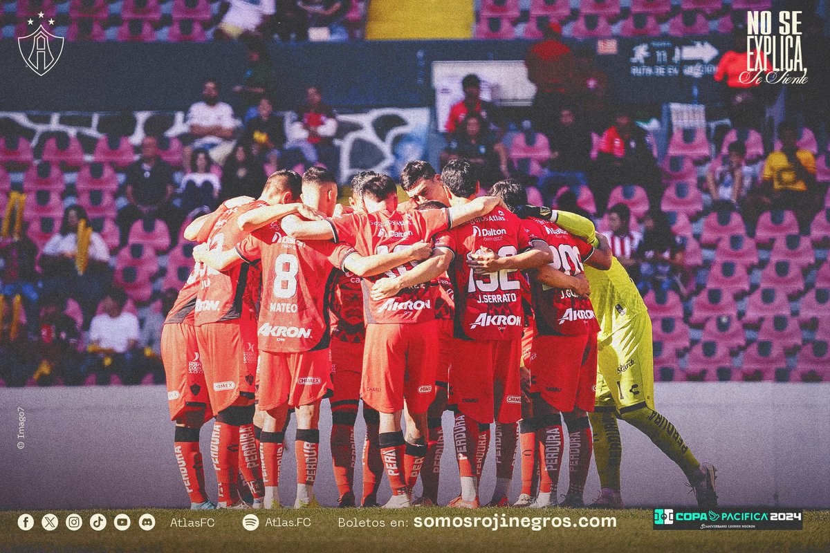 AtlasFC_en's tweet image. ⌚️ 70&apos;l Atlas FC 0-0 @TapatioCD

#NoSeExplicaSeSiente