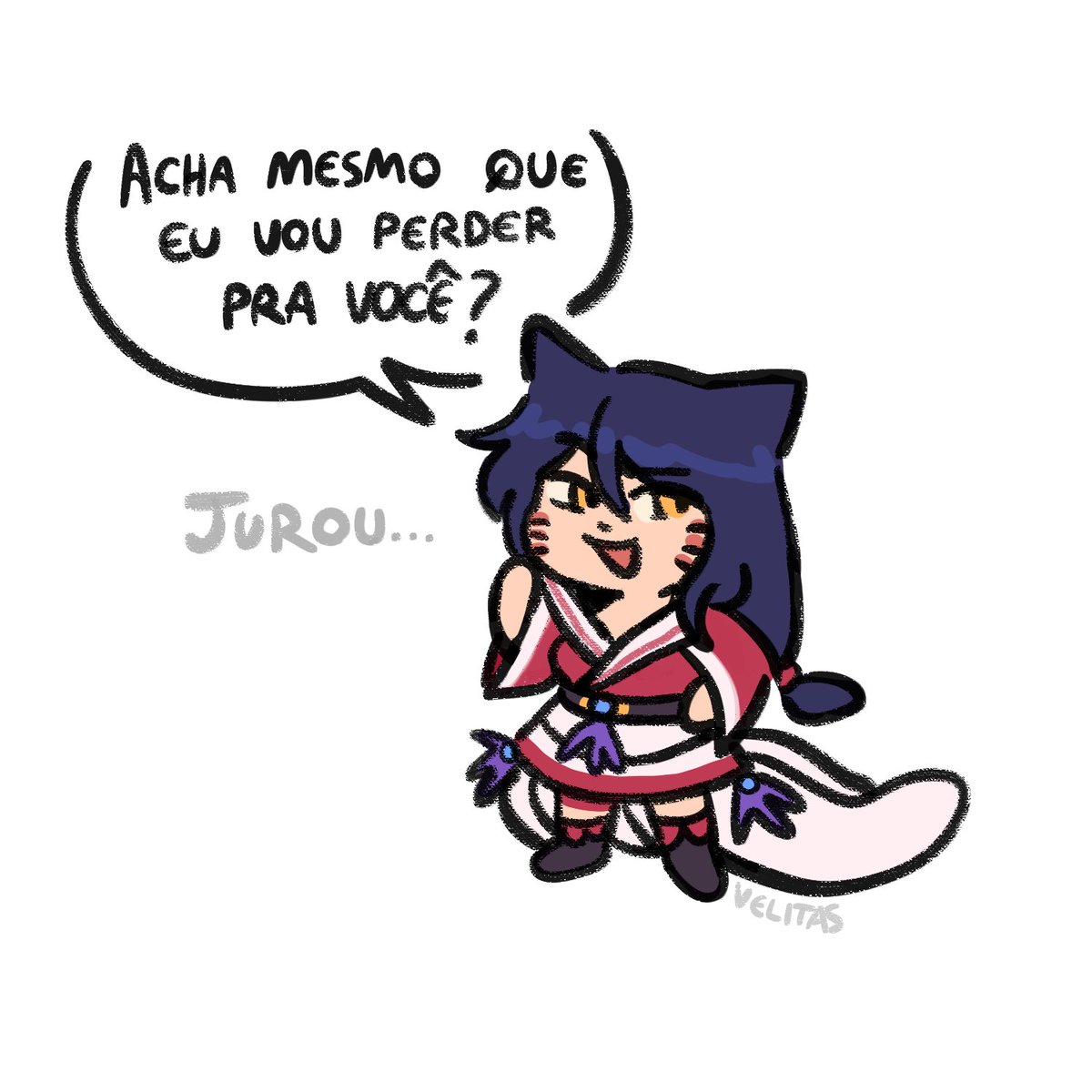 sou_velitas's tweet image. todo dia um campeão do LOL: Ahri (dia 2)