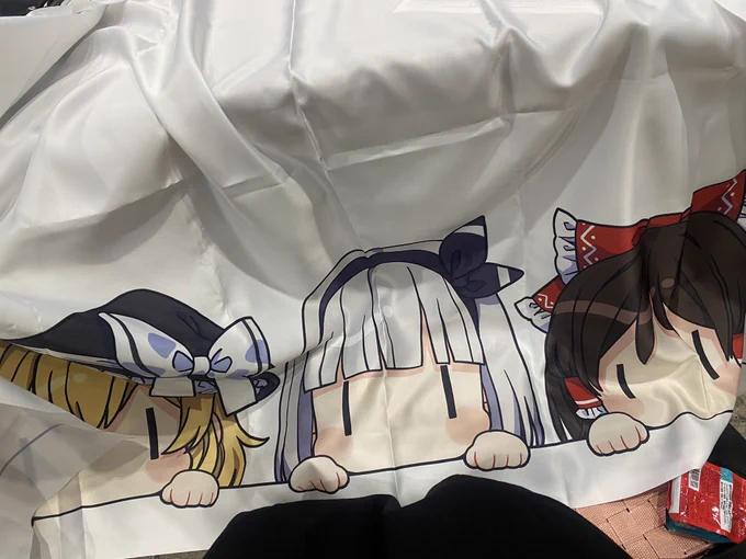 持ってくる布間違えたな 