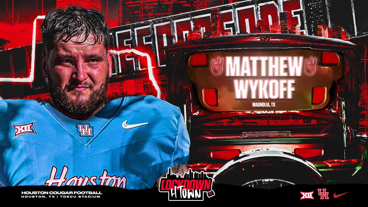 Welcome to Houston, <a href="/WykoffMatthew/">Matthew Wykoff</a>!

#GoCoogs