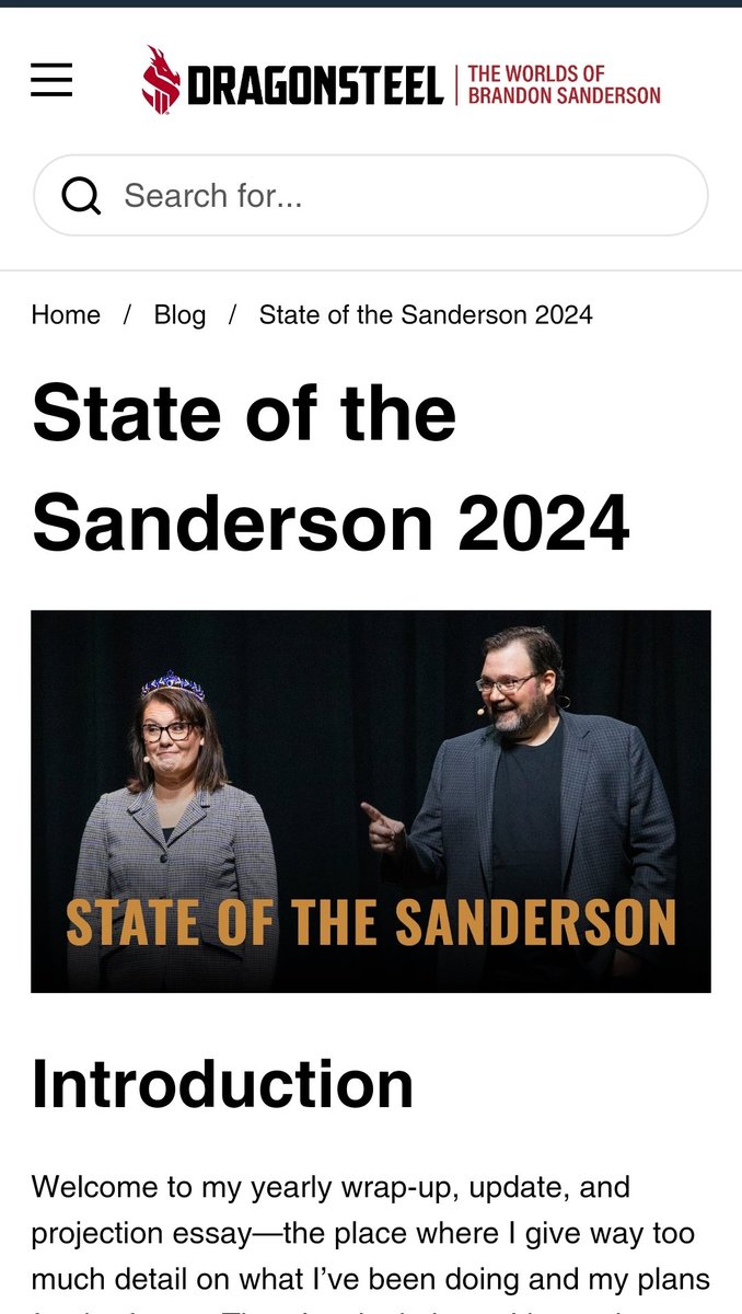 Wait, it's not Monday. Why is Amy posting? 

WELL, because we're doing our #podcast #livestream tonight! Sunday, December 29th at 7:30 pm PT 10:30 pm ET on our YouTube channel! So join us tonight as we talk about the #stateofthesanderson 2024! 

#brandonsanderson #cosmere