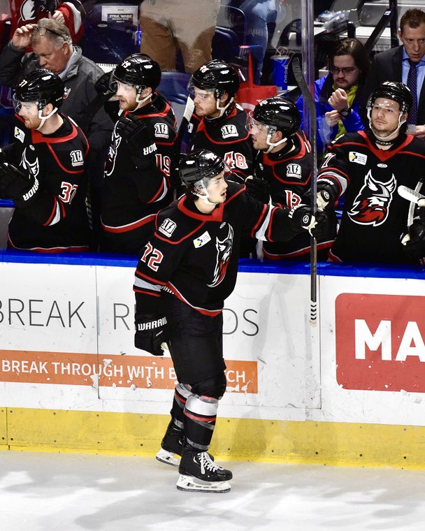 ECHLThunder's tweet photo. FIVE POINT FRANNY 🔥 https://t.co/lnosGhwER9