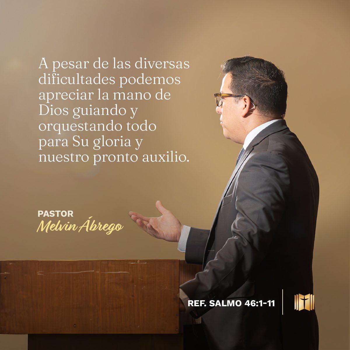 GSGorg's tweet photo. «A pesar de las diversas dificultades podemos apreciar la mano de Dios guiando y orquestando todo para Su gloria y nuestro pronto auxilio» Ref. Salmo 46:1-11
—  Pastor Melvin Ábrego https://t.co/d1PSdDTjF8