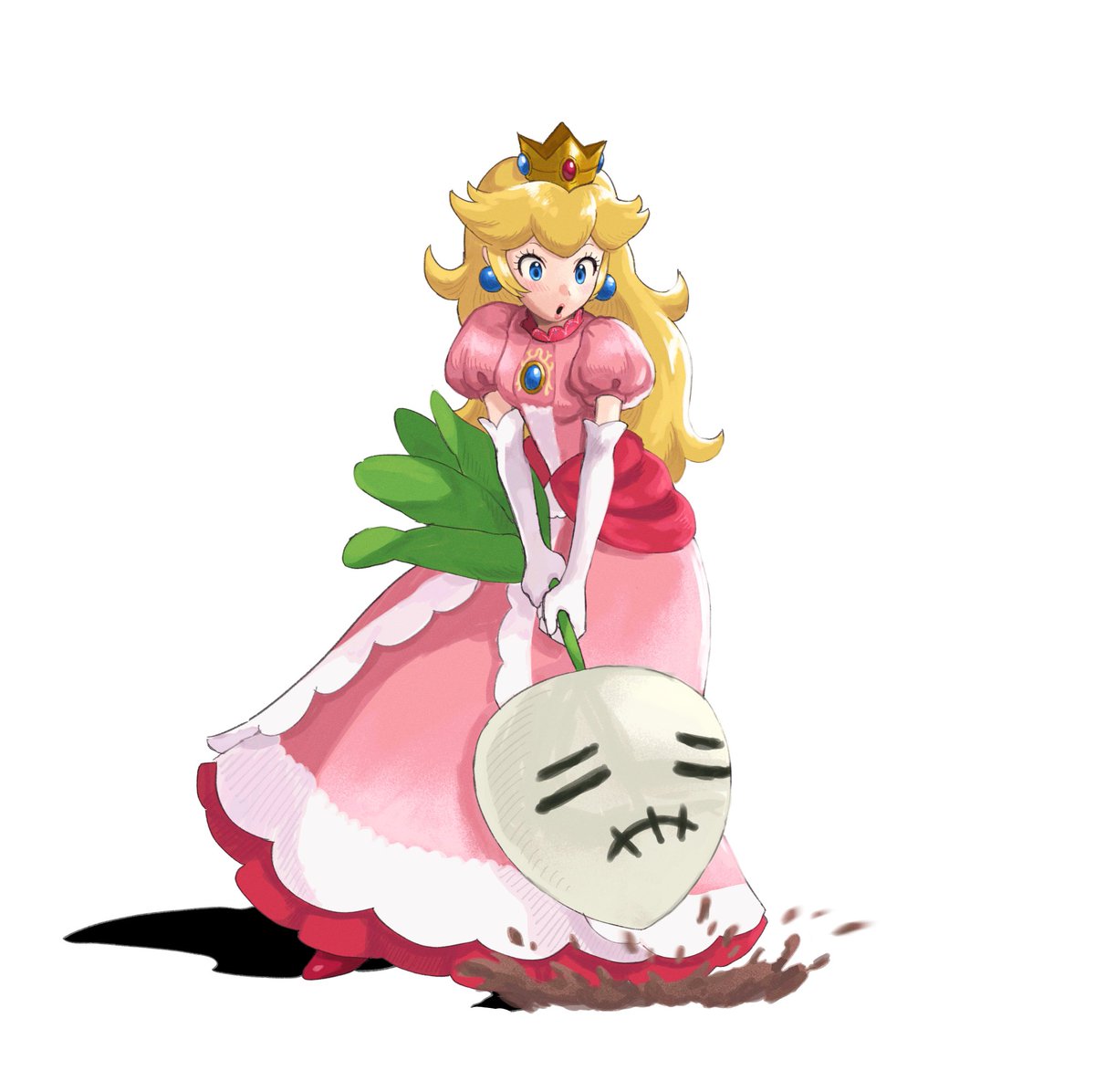 ピーチ姫 「」|jorsのイラスト