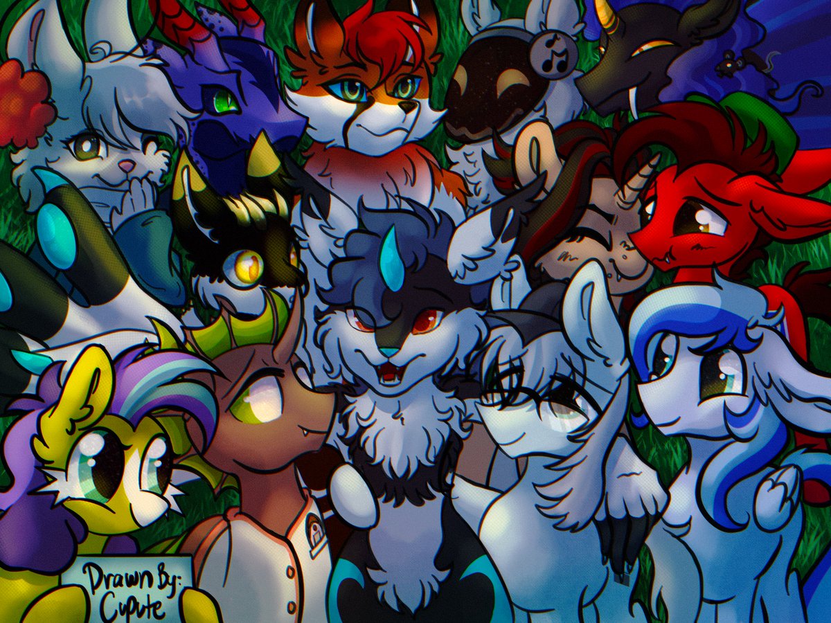 I know  been quite for bit and I am sorry for that. I promise the fluff is safe and sound. I hope everyone enjoy there new year. I be seeing you guys real soon for a fresh year of videos and fun
#NewYear2025  #FurryFandom #mlp  #friendship #friends #group #party #love #furry #art