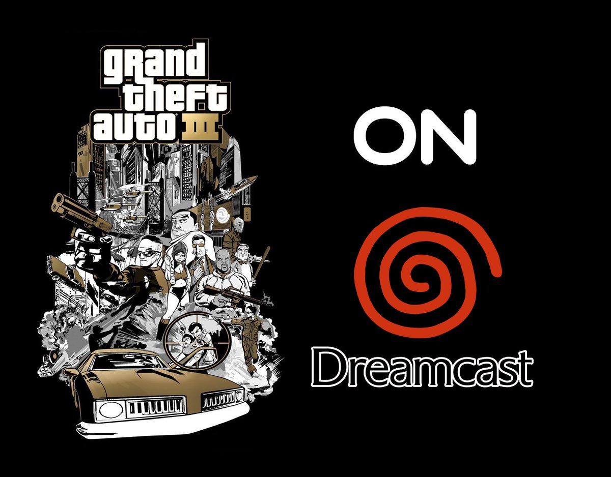 playsegasaturn's tweet photo. GTA 3's Dreamcast port has finally been released to the public! You can check out how to play now at https://t.co/3xR6kpDO1m!

Big thanks to @Frogbull55, @Poiitidis, and @falco_girgis for making this happen!

Check out gameplay of the latest release here:
https://t.co/xeKaHRVdnl https://t.co/mqXYf3DFJL