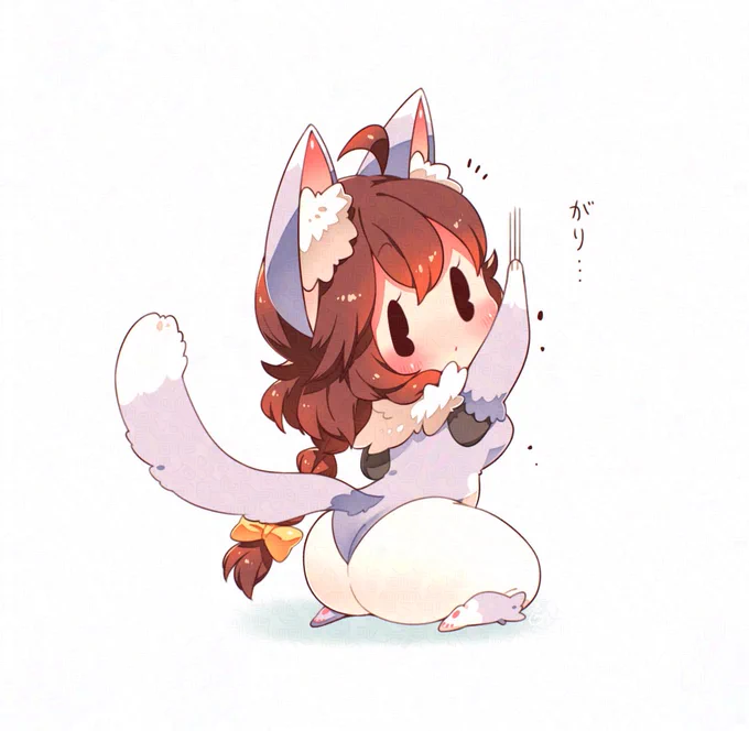 本能には逆らえにゃい… 