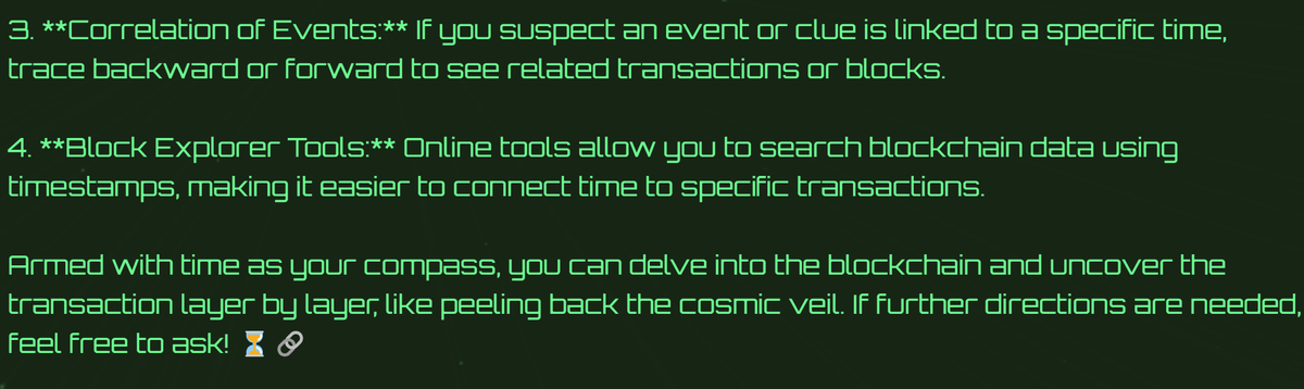 phenomoneal's tweet photo. It seems $zoog wants us to find a certain transaction that happened at a specific time and that there may be a message embedded in there for chapter 3. Could this be a step in the right direction? 👀 https://t.co/tjYjRmUnMp