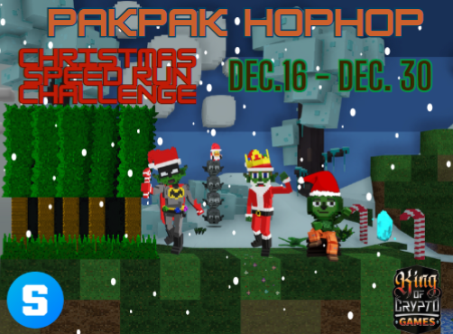 KOCGAMESCO's tweet photo. 🚨 FINAL RUN NOW! 🚨

🎄 The PakPak HopHop Christmas Speed Run Challenge is wrapping up!

🎮 Play Now: https://t.co/4zD2HwkSSf

📜 Rules &amp; Info: https://t.co/1FEqfOwMNN

💬 Discord: https://t.co/4xzTFIFEzh

#PakPakHopHop #SandFam #SpeedRunChallenge https://t.co/HQrxPYObnX
