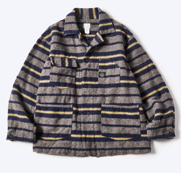 tokyo_matty's tweet photo. Post Overalls - Polarfleece Jacket (trashed wool version) #jacketoftheday https://t.co/w4sxoTskMJ