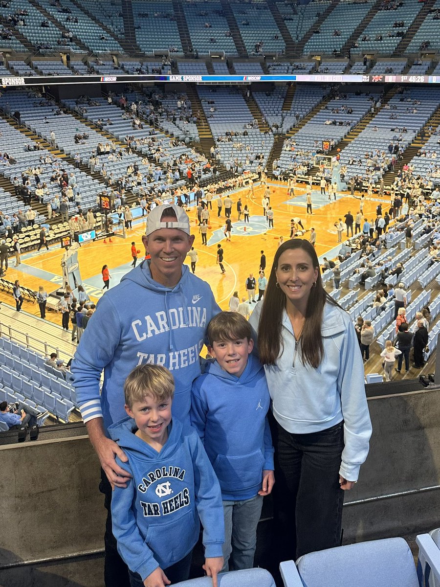 First Heels game for the boys!! #GoHeels