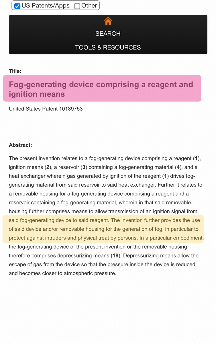 findingtruth83's tweet image. freepatentsonline.com/10189753.pdf
#FogGenerator