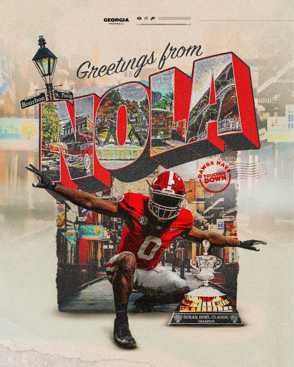 📍New Orleans

#GoDawgs | #CFBPlayoff