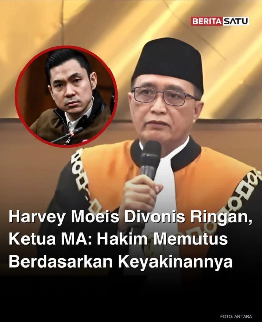 Pantes aja hukumnya jadi ringan, hakim memutus perkara Harvey berdasarkan KEYAKINAN bukan Berdasarkan FAKTA HUKUM. Kalau gitu fakultas HUKUM di ganti saja jadi fakultas KEYAKINAN.

#NGOK