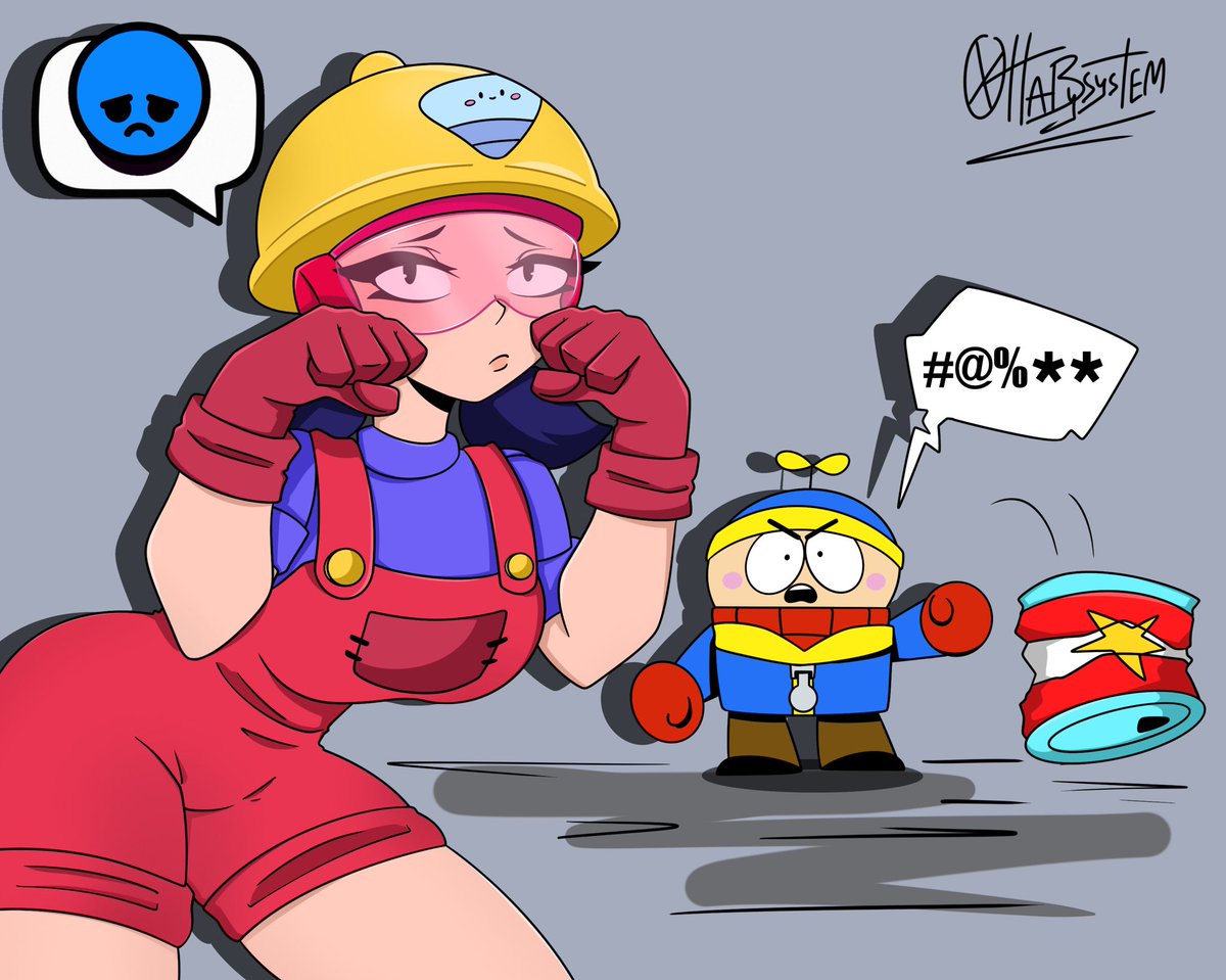 Rude Lou and Jacky 
#BrawlStarsArt #BrawlStars