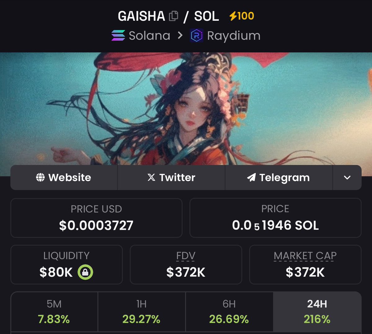 sigmavulc's tweet photo. This things deserve millions
Higher #gaisha
ca: 4HqytpaB6c34Wh8SEpSM1oMTpvwQ7Lno7CBYGCrgpump https://t.co/TR79vy1a0z