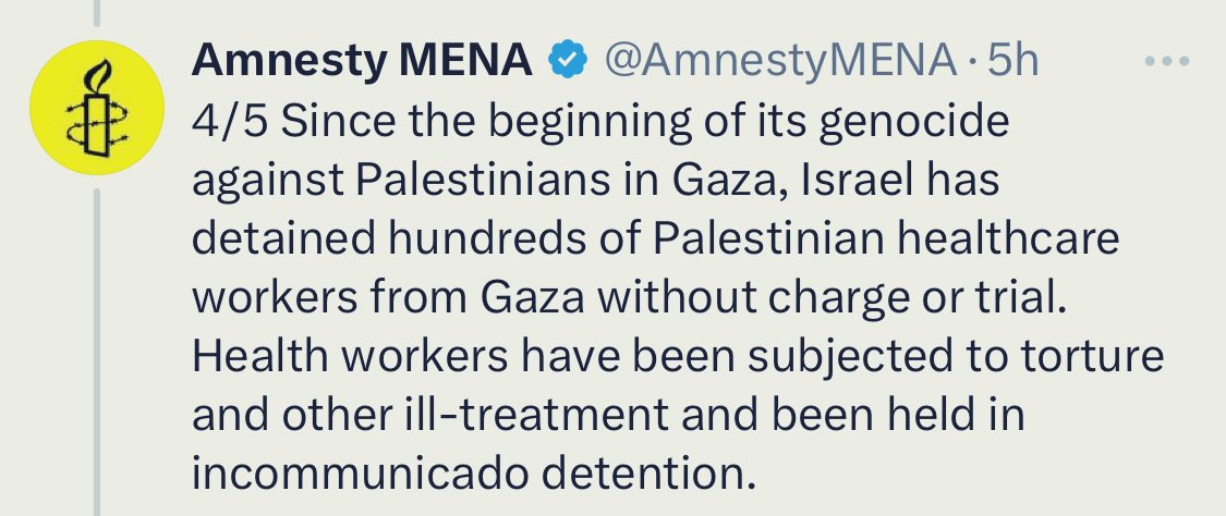 TanausuX's tweet image. Israeli forces have killed over a thousand health workers. Many were tortured/raped to death. This is not normal.