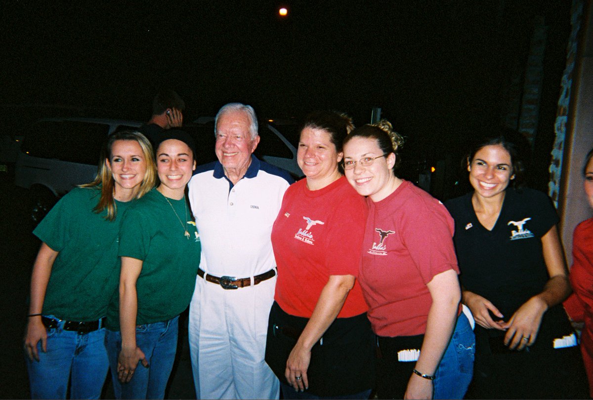 Remembering the time President Carter visited Bubba's. Rest in Peace Mr. President