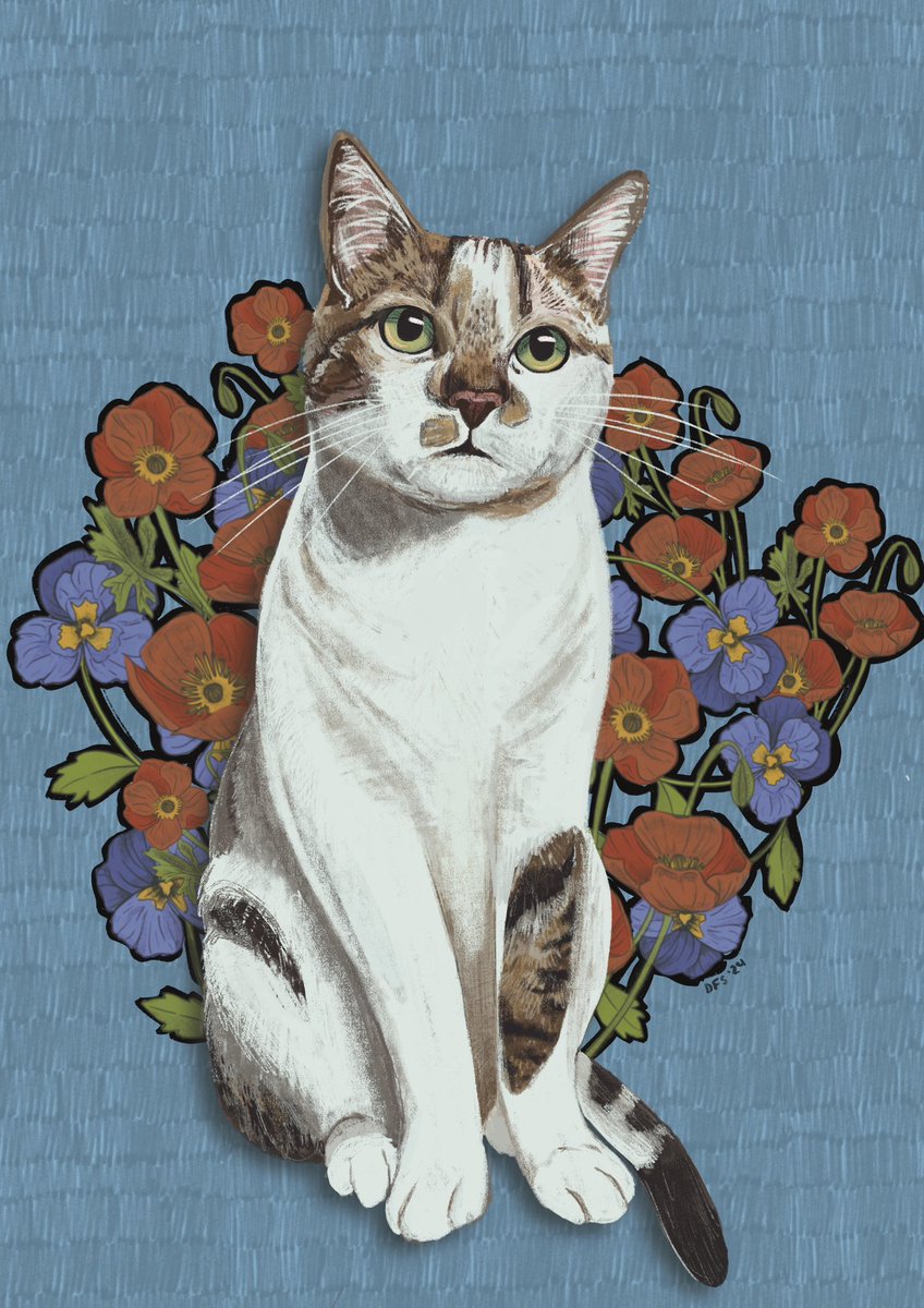 la_danif's tweet photo. Emerjo de las tinieblas para mencionar que estoy haciendo retratos de mascotas a mano en procreate (onda sin inteligencia artificial porque no me gusta) 
Adjunto ejemplos
Me ayudas con un RT? https://t.co/AC7A7ITVhq
