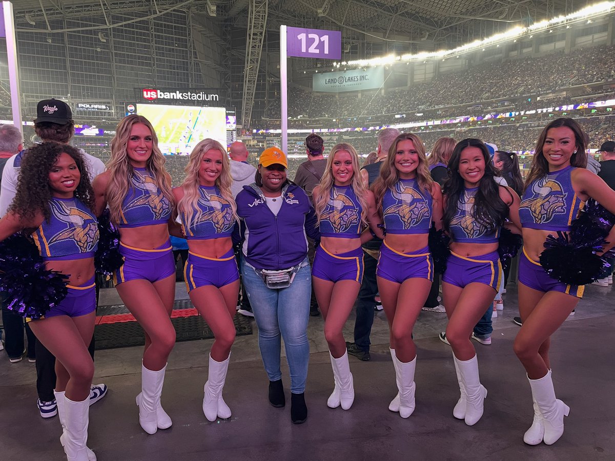 Another win for the <a href="/Vikings/">Minnesota Vikings</a>! We’re proud that the cheerleaders shine on game day with Lip Esteem. Bold lips, bold wins! 💄✨
Shop Purple Reign and Bougie and cheer like a champion: 
Www.lipesteem
#LipEsteem #PurpleReign #MinnesotaVikings