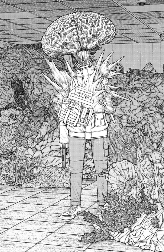 @kawabe1210 正解は頭のてっぺんに巨大な脳ミソ珊瑚が生えてて
肩から禍々しい珊瑚が生えてるSAN値削れそうな元後輩の女の子でした～ 