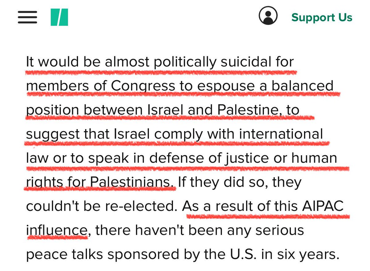 Carter on AIPAC ⬇️