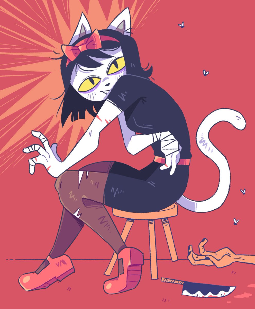 graskip's tweet image. Kitty for @moonlordress