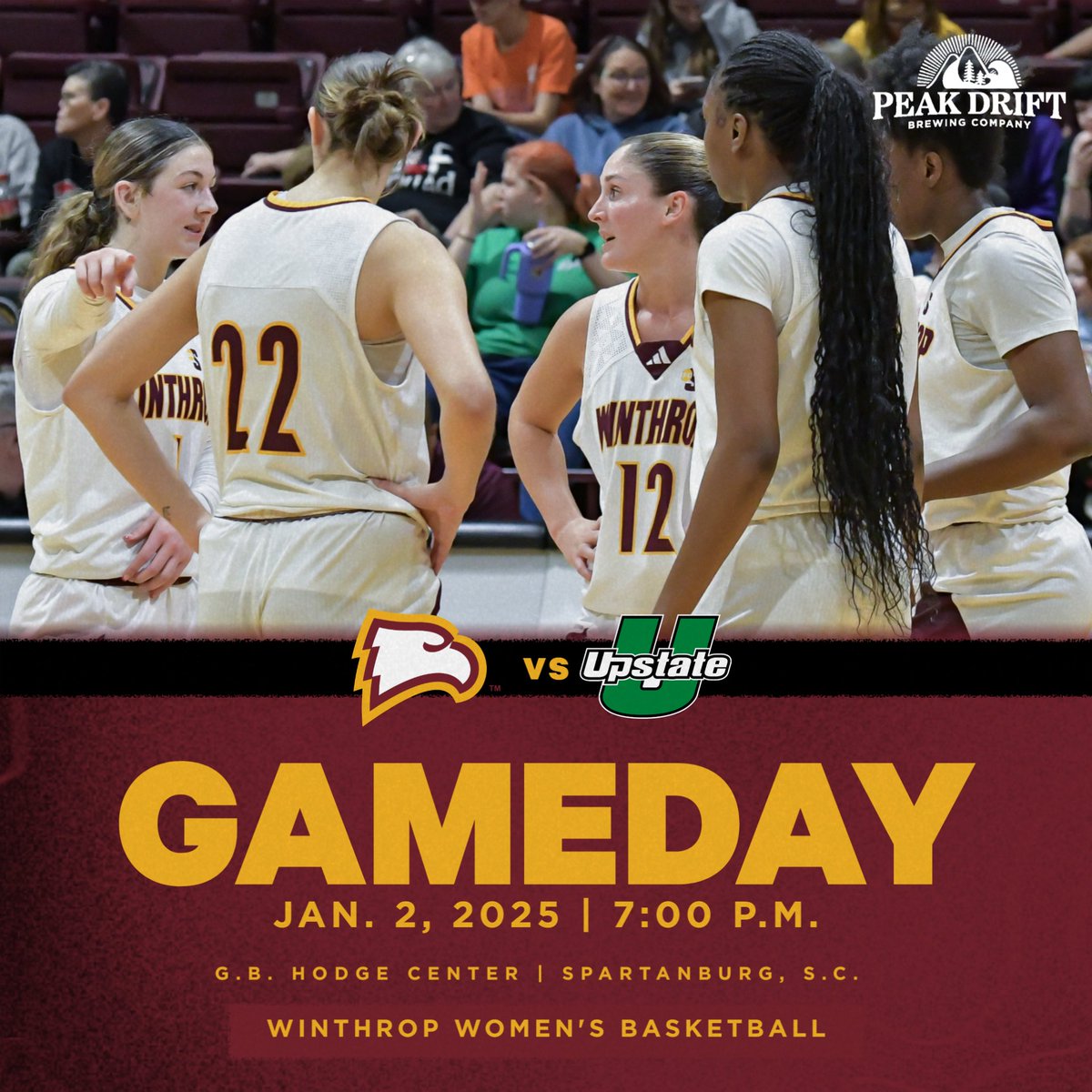 𝐁𝐈𝐆 𝐒𝐎𝐔𝐓𝐇 𝐎𝐏𝐄𝐍𝐄𝐑

🆚USC Upstate
📍Spartanburg, S.C. | G.B. Hodge Center
⏰7:00 PM 
📺es.pn/40eIihN
📊bit.ly/40FyT0K

#ROCKtheHILL | #BigSouthWBB