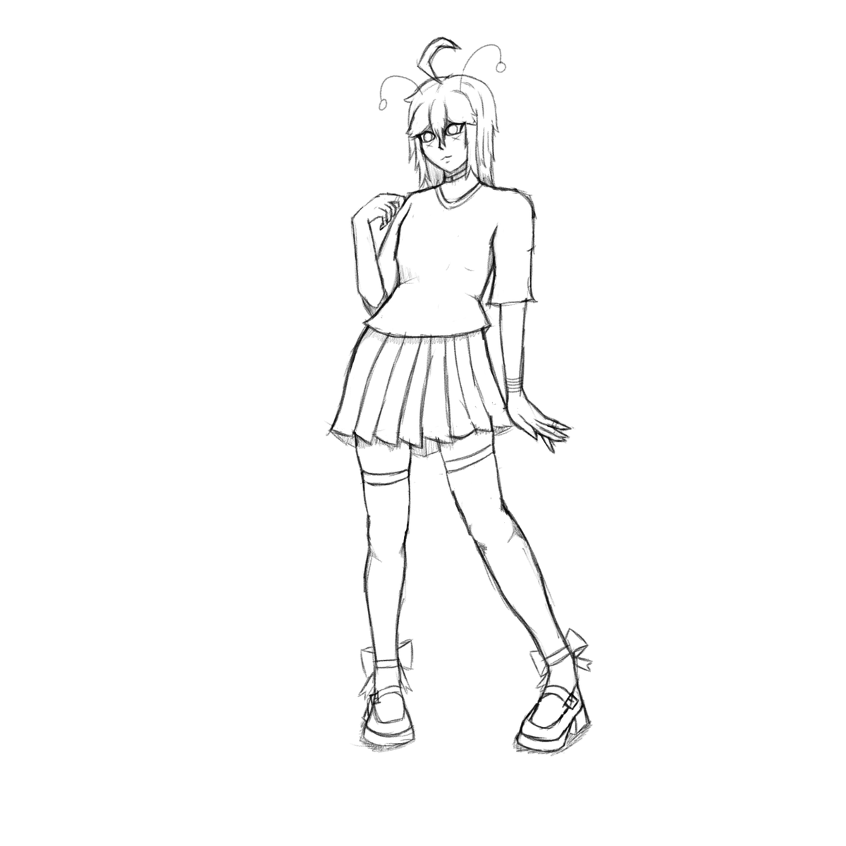 SpacyX0012's tweet photo. Random sketch - testing krita https://t.co/IxcxYZyghI