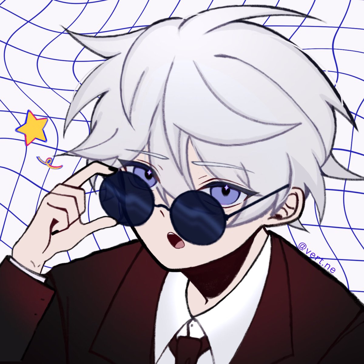 vert_ne's tweet image. Hey ⭐️~

#satorugojo #gojo #JujutsuKaisen #fanart #digitalart