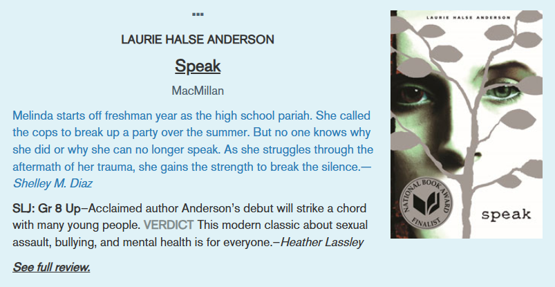 SchoolLibraryJournal tweet media