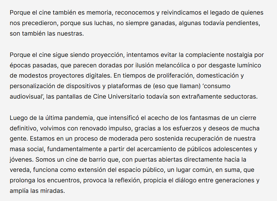 Cine Universitario del Uruguay tweet media