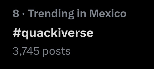 QuackityBell's tweet image. 📈 | QSMP, Big Q, #quackiverse and Karmaland are trending!
