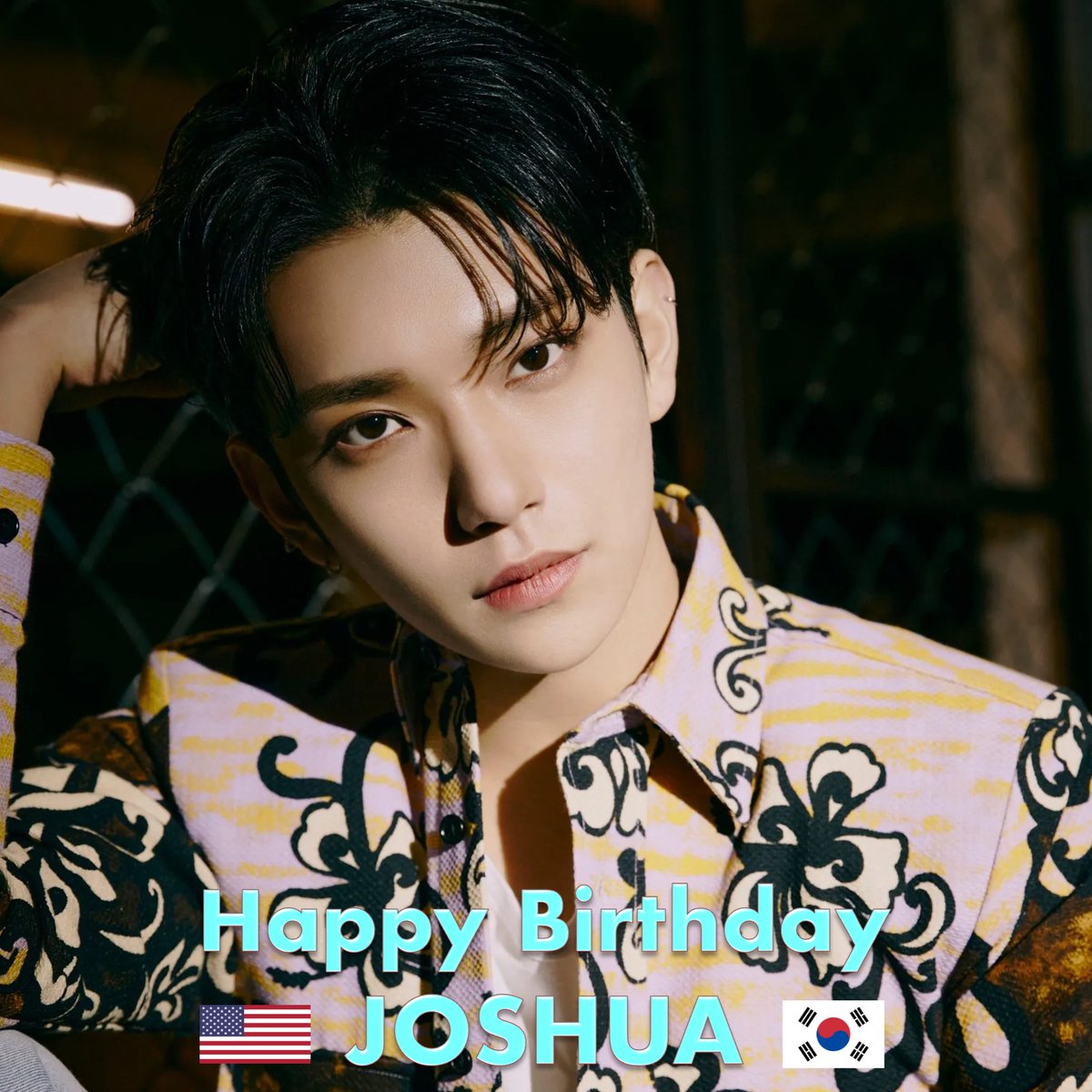 Happy 29th Birthday to SEVENTEEN's gorgeous, super talented, Singer, Dancer, Songwriter, Composer, TV star, host, model and Fashion &amp; K-Pop Global Icon, the One &amp; Only Joshua!👏🎂🎉🌟👑💙
#Joshua found fame as the main Vocalist and Visual of the hugely popular top-selling,