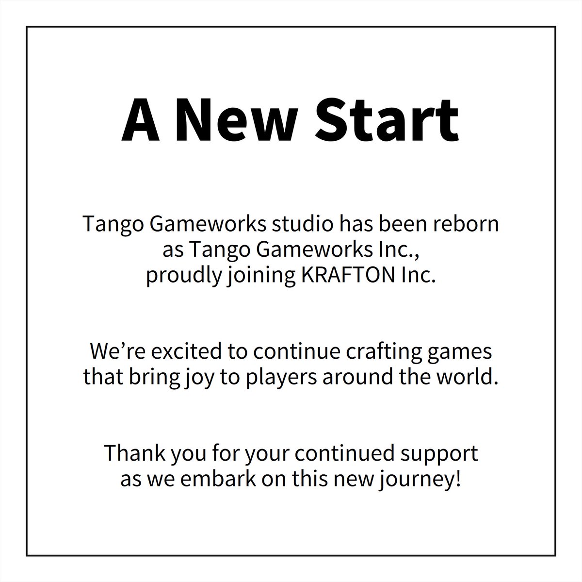 Tango Gameworks (EN) (@tangogameworks) on Twitter photo 