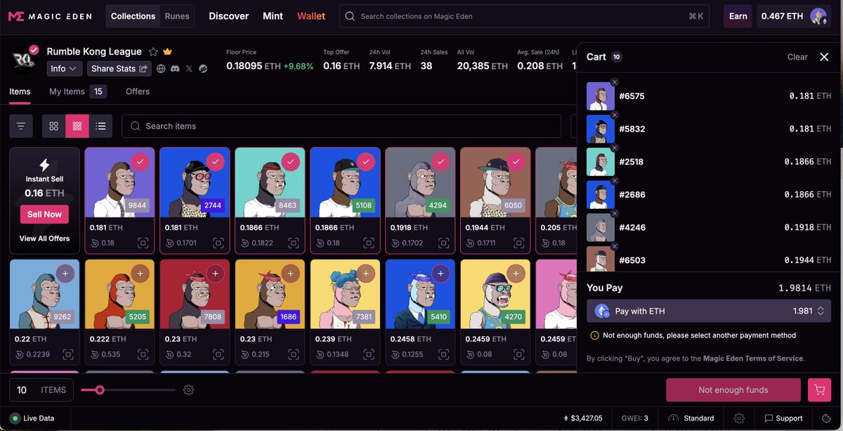 Nifty_Central's tweet photo. Part of me said buy the Floor which consisted of 10 @RumbleKongs 2ETH. The other part said get the Floor Rare Fur Kong at 2ETH, which one would you have chosen?

I picked the Rare Fur, welcome home Kong #7106. Can't wait to see you on the court. 

$FAME @fametoken @Nifty_Central https://t.co/cWmtxqO5bk
