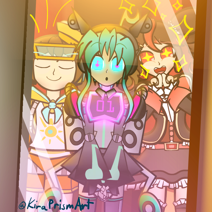 KiraPrismArt's tweet photo. Sunny and Ruby gave a little makeover, one could say, they're very VOCAL about! ;D
#prismthecolorfultales #sunnysketch #tune #rubyrubellite #originalcharacter #originalcharacterart #originalart #originalartwork #VOCALOID #HatsuneMiku https://t.co/sBksv5UFx1