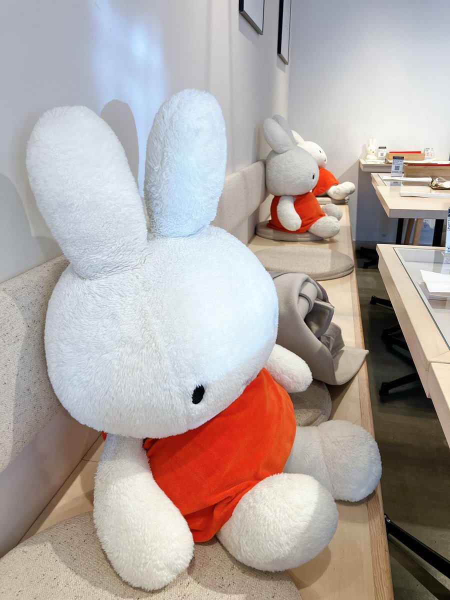 dera_ship's tweet photo. ディック・ブルーナ テーブル神戸にきました🐇ミッフィーがいたるところにいっぱい！ https://t.co/Gpu1Hf43RH