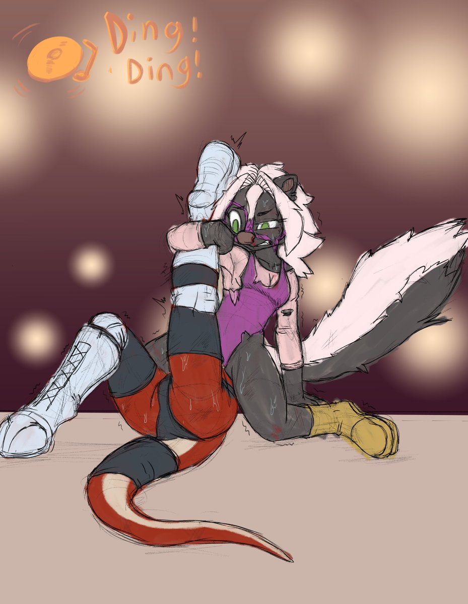 Chamma_retsuden's tweet photo. Wait what a turn around! Through the pain, Thiare managed to hold out, catching Steph in the middle of her game, turning the events like a snowball! 
Finally ending with a pinfall! Oh what a shocking and wonderful turn around!!!

Thank you @kobykoblfricker UuU https://t.co/y22SGWj0x4
