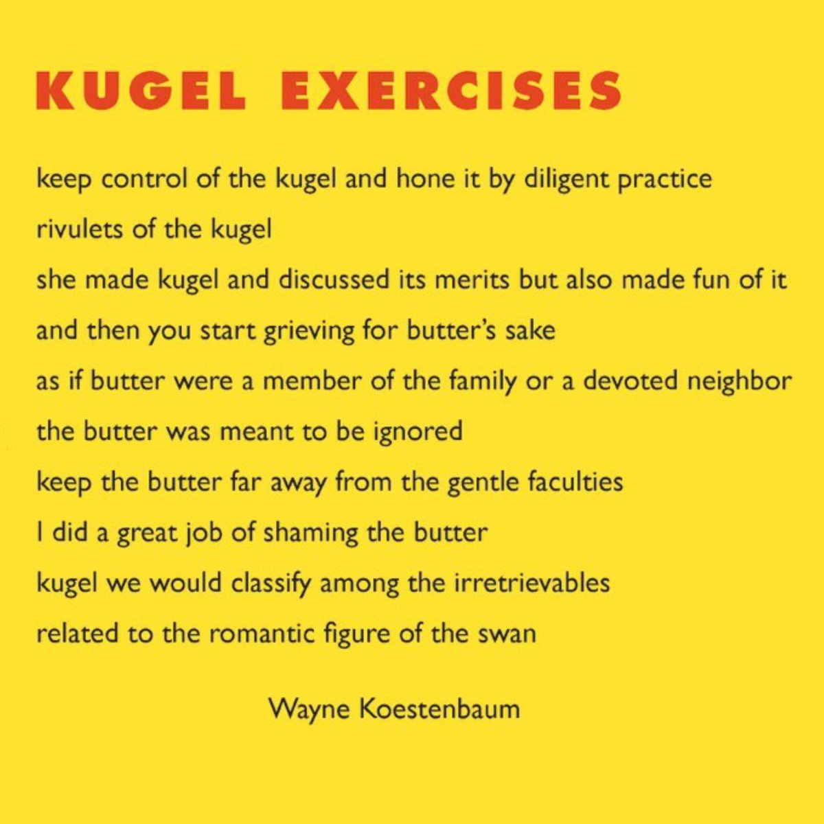FenceBooks's tweet image. POETRY IS YOGA FOR THE BRAIN. Collaborative poetry practice improves voice and agile thinking. You can concretely support Fence’s work with 1$ or more. bit.ly/3J5eZDP  $60 + receives bright butter-yellow letterpress broadside: More: fenceportal.org/broadside/