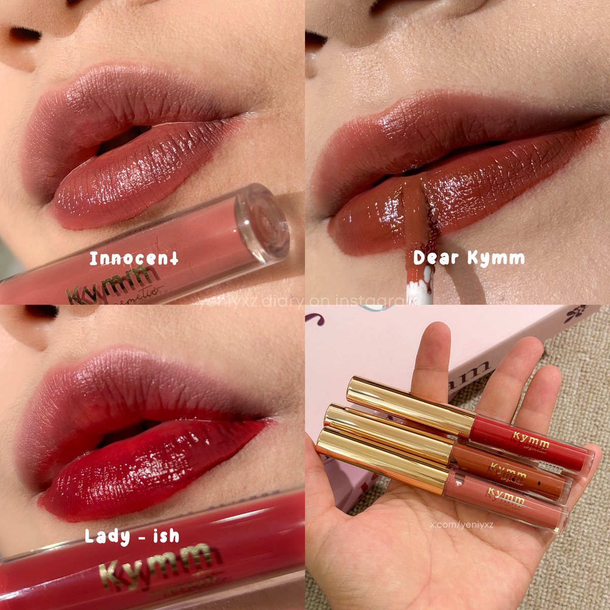 Aku ternyata susah move on dari lip tint nya <a href="/kymm_skin/">Kymm Skin</a> !
Ini aman juga buat bibir kering, cover banget bibir gelapku.
Stainnya mantuliti