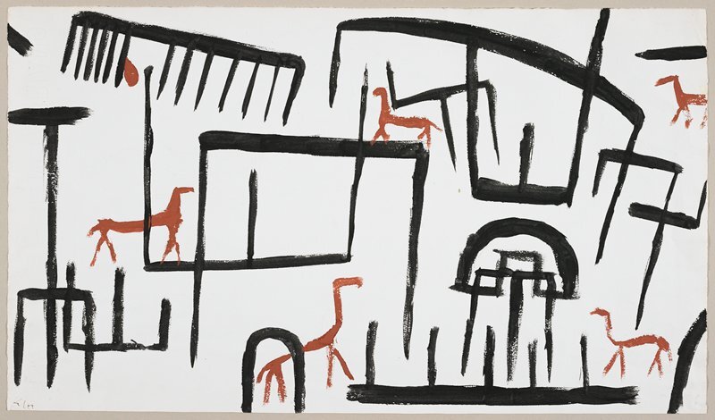 Animals in an Enclosure #artbots #klee
