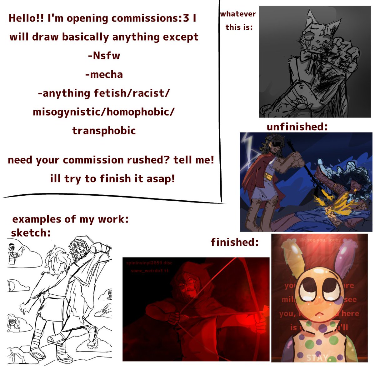 CeasarWheezer's tweet image. IM OPENING COMMISSIONS🗣‼️‼️ (more in replies)