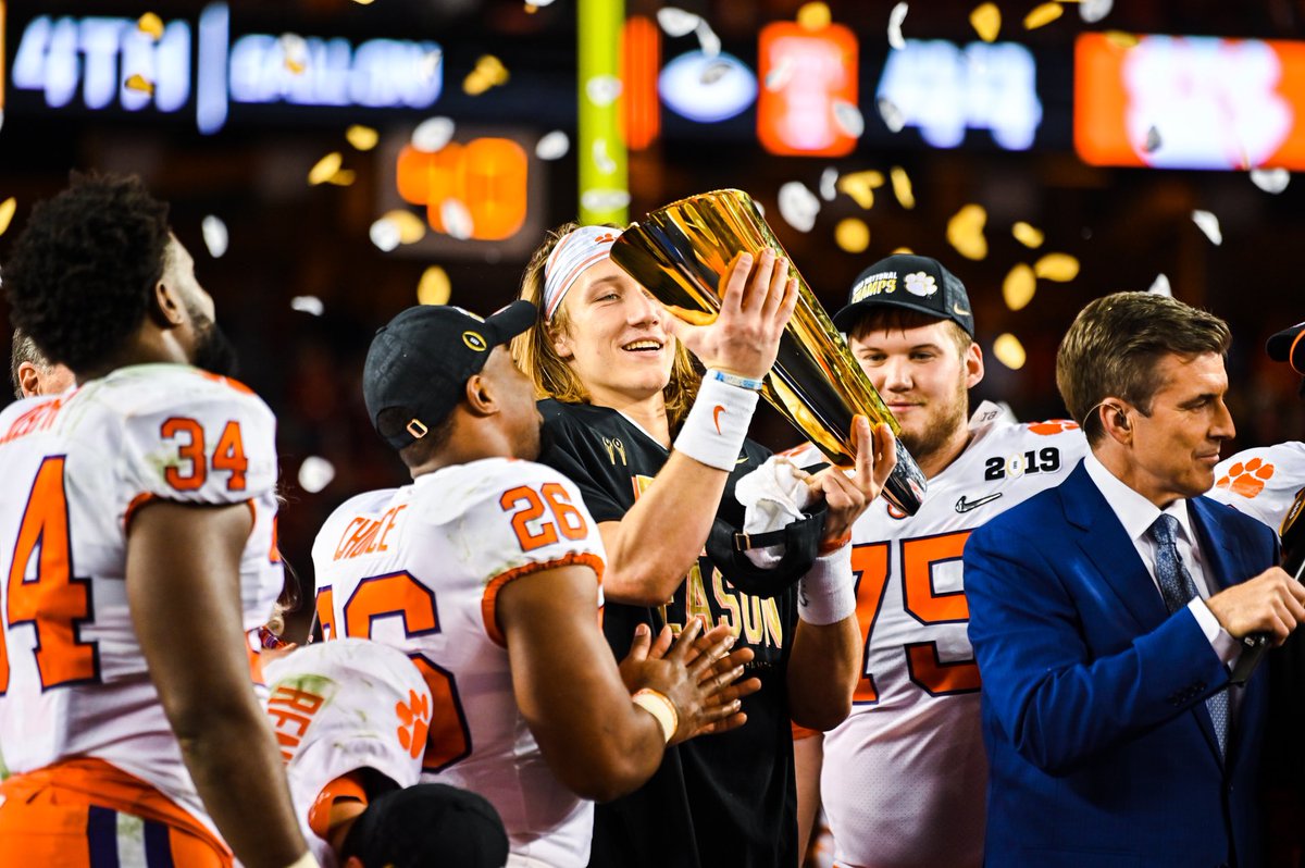 RFLFocus's tweet photo. The Clemson Tigers have repeated as national champions, defeating Ohio State! #CS7 https://t.co/YW2VCo5xsS