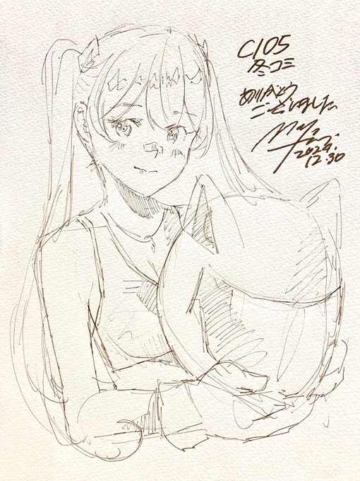 スケブ描きました¶(⁄•˅̮•∖)⁋

初音ミクさんを描きますので、お気軽にお声がけくださいませ〜 